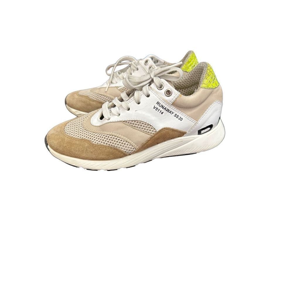 Barbara Bui Suede Colorblock
Pattern Sneakers - Neutrals...
